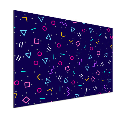 Platte für Küchenrückwand Geometrischer Hintergrund