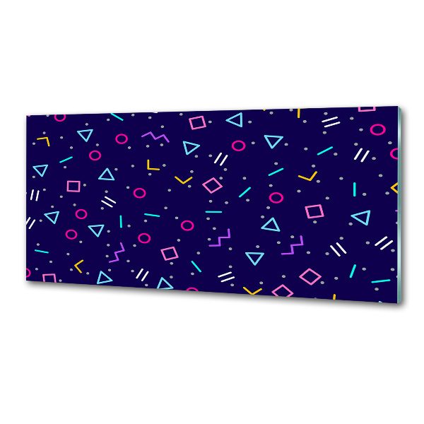 Platte für Küchenrückwand Geometrischer Hintergrund