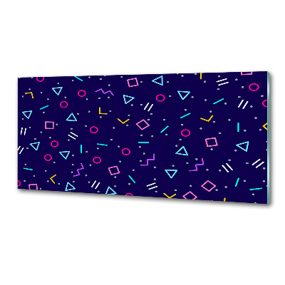 Platte für Küchenrückwand Geometrischer Hintergrund