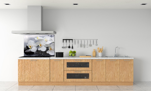 Platte für Küchenrückwand Orchidee