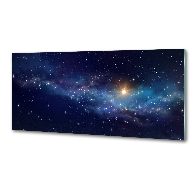Glasrückwand für die küche Galaxis