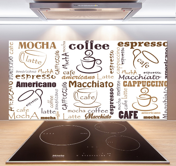 Küchen wandpaneel Zeit für Kaffee