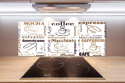 Küchen wandpaneel Zeit für Kaffee