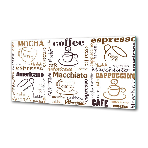 Küchen wandpaneel Zeit für Kaffee