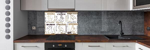 Küchen wandpaneel Zeit für Kaffee