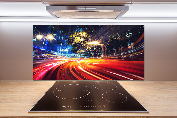 Platte für Küchenrückwand Geschwindigkeit in der Stadt