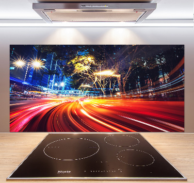 Platte für Küchenrückwand Geschwindigkeit in der Stadt