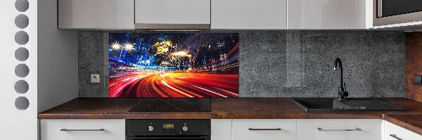 Platte für Küchenrückwand Geschwindigkeit in der Stadt