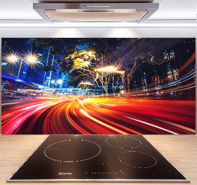 Platte für Küchenrückwand Geschwindigkeit in der Stadt