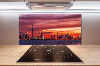 Platte für Küchenrückwand Sonnenuntergang in Dubai