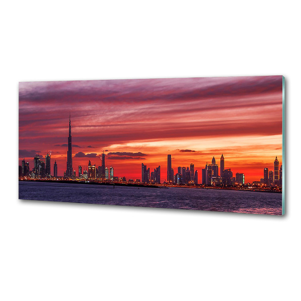 Platte für Küchenrückwand Sonnenuntergang in Dubai
