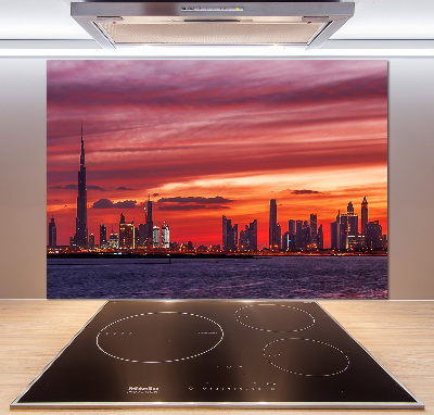 Platte für Küchenrückwand Sonnenuntergang in Dubai