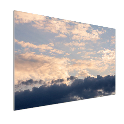 Platte für Küchenrückwand Wolken am Himmel
