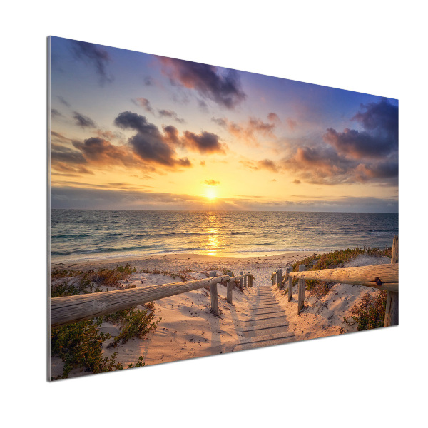 Küchen wandpaneel Weg zum Strand