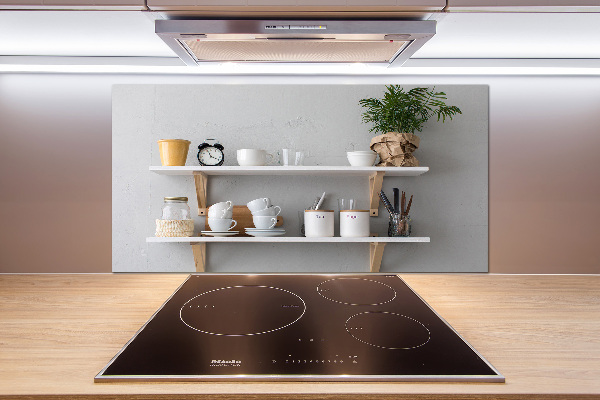 Küchen wandpaneel Dekorationen im Regal