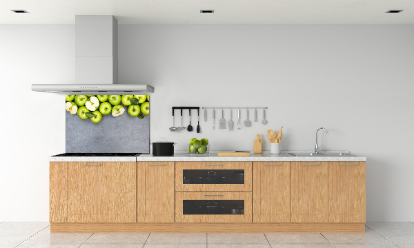 Küchen wandpaneel Grüne Äpfel