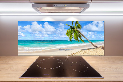 Glasrückwand für die küche Tropischer Strand