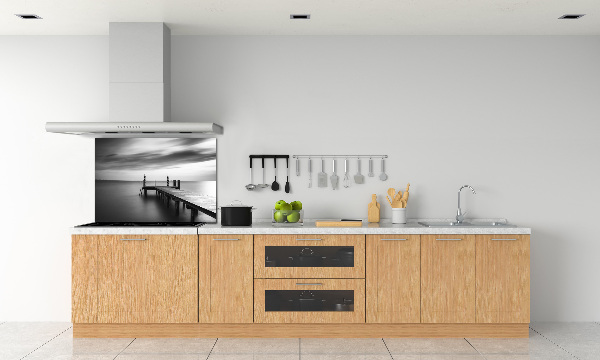 Platte für Küchenrückwand Pier am See