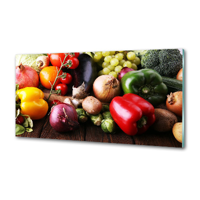 Küchen wandpaneel Gemüse und Obst