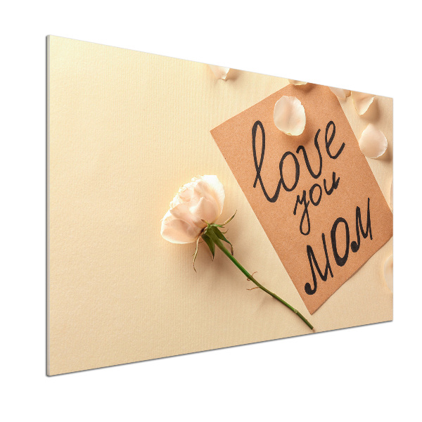 Glasrückwand für die küche Muttertag