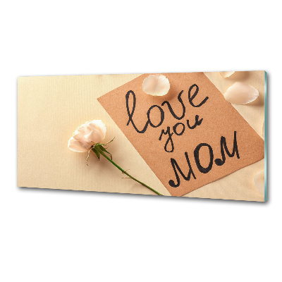 Glasrückwand für die küche Muttertag