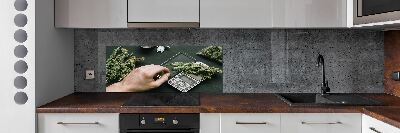 Platte für Küchenrückwand Marihuana-Blüten