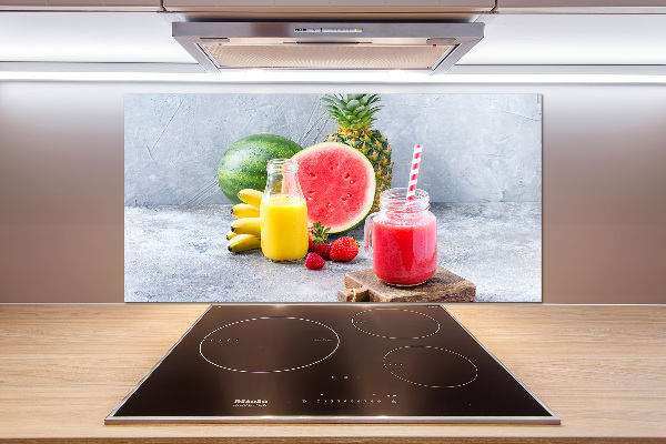 Glasrückwand für die küche Fruchtcocktail