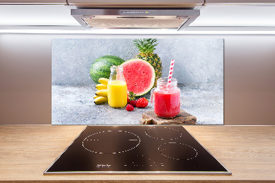 Glasrückwand für die küche Fruchtcocktail