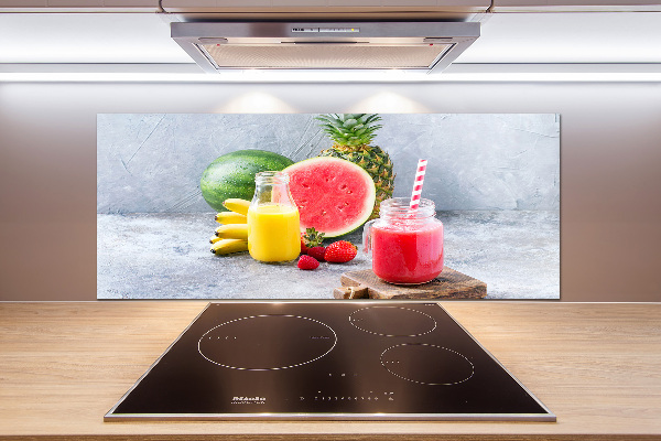 Glasrückwand für die küche Fruchtcocktail