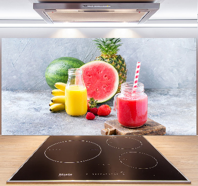 Glasrückwand für die küche Fruchtcocktail