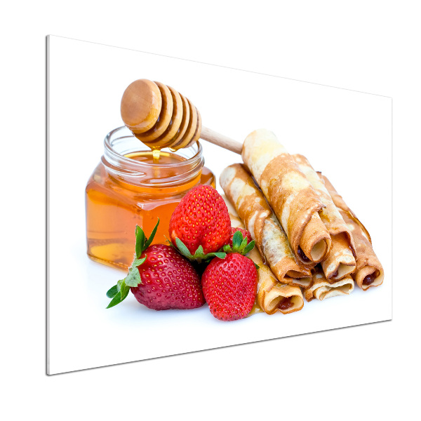 Küchen wandpaneel Leckere Pfannkuchen