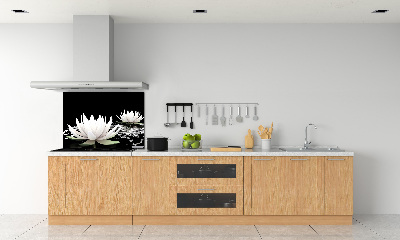 Küchen wandpaneel Seerosen