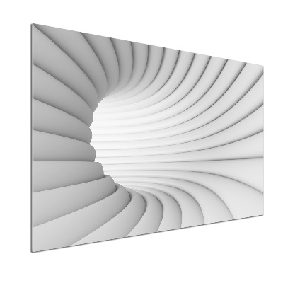 Glasrückwand für die küche Abstrakter Tunnel