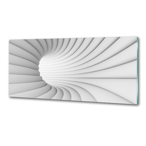 Glasrückwand für die küche Abstrakter Tunnel