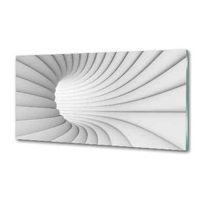 Glasrückwand für die küche Abstrakter Tunnel