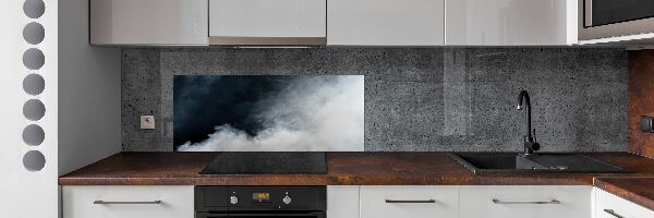 Küchen wandpaneel Weißer Rauch