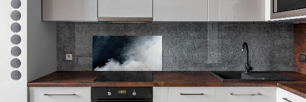 Küchen wandpaneel Weißer Rauch