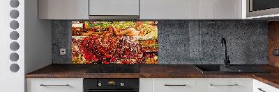 Küchen wandpaneel Schlafende Frau