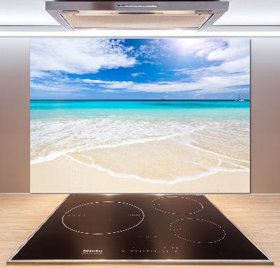 Platte für Küchenrückwand Tropischer Strand