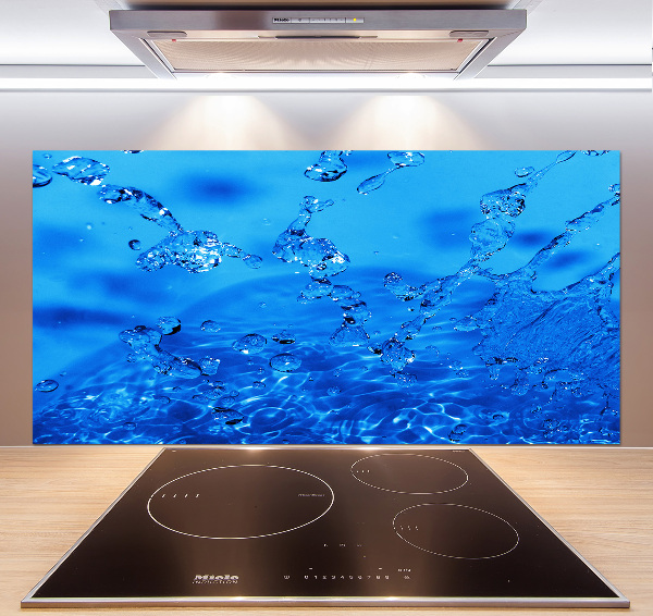 Platte für Küchenrückwand Wassertropfen