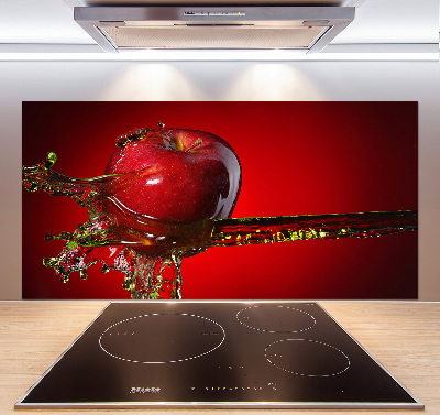 Küchen wandpaneel Apfel und Wasser