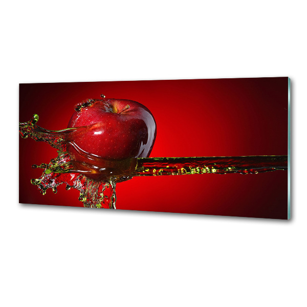 Küchen wandpaneel Apfel und Wasser