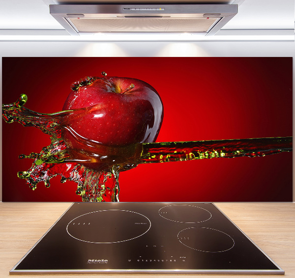 Küchen wandpaneel Apfel und Wasser