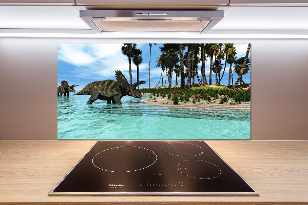 Küchen wandpaneel Dinosaurier