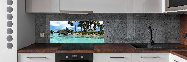 Küchen wandpaneel Dinosaurier