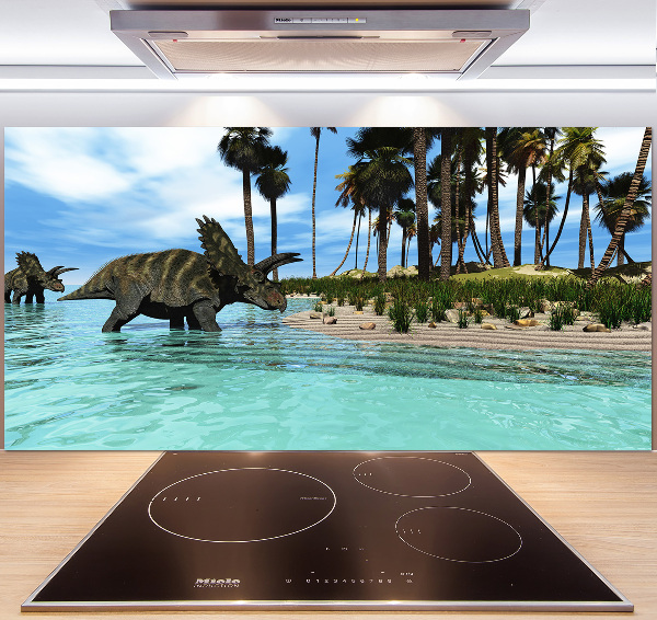 Küchen wandpaneel Dinosaurier