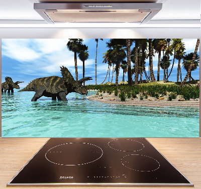 Küchen wandpaneel Dinosaurier