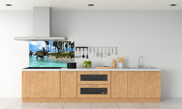 Küchen wandpaneel Dinosaurier