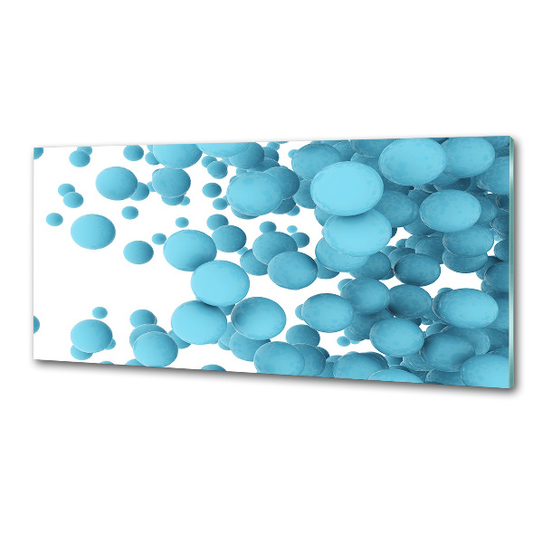 Glasrückwand für die küche Abstrakte Sphären