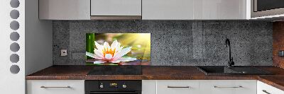 Platte für Küchenrückwand Seerose